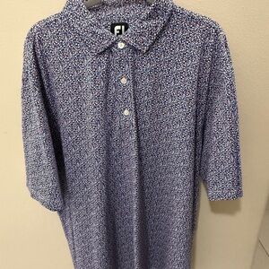 Fila Men's Blue Polo Shirt
